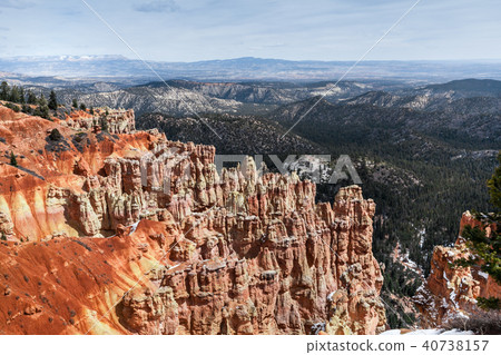 Landscape Of Stunning Hoodoos In Bryce Canyon, USA 40738157