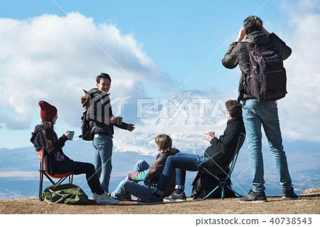 富士山觀看外國人 40738543