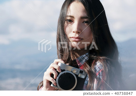 女性相機拍攝肖像 40738847