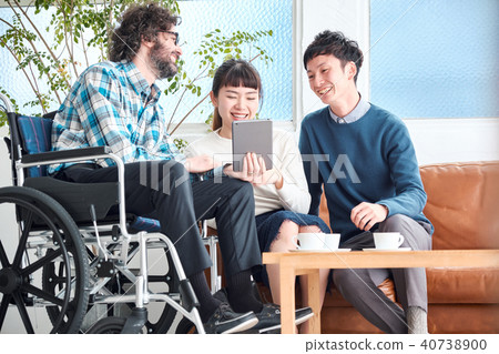 Wheelchair business man 40738900