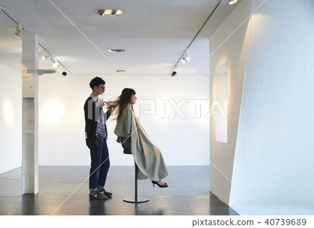 Hairdresser Haircut Hairdresser Haircut 40739689