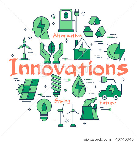 Green Eco Innovations Concept 40740346