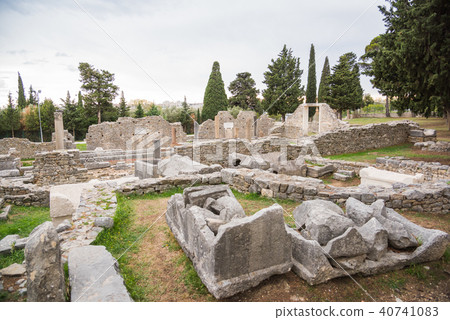 旅程，克羅地亞·斯普利特·薩洛納遺址克羅地亞，斯普利特，薩洛納 40741083