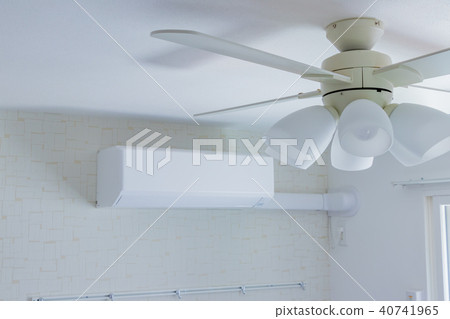 Air Conditioning And Ceiling Fans Alive Stock Photo