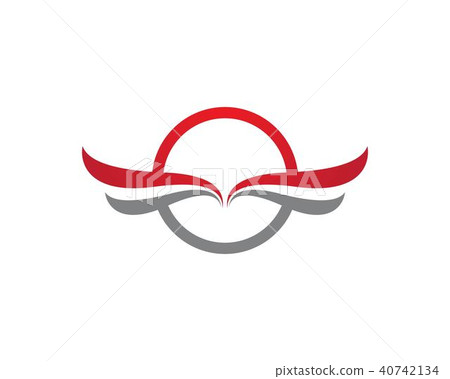 Falcon Wing Logo Template 40742134