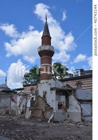 Minaret of the destroyed mosque Minaret of the destroyed mosque 40743144