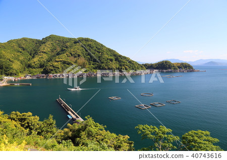 Ine-machi Ine-cho, Kyoto Prefecture (Prospect from the village park of Funa) Ine-machi Ine-cho, Kyoto Prefecture (Prospect from the village park of Funa) 40743616