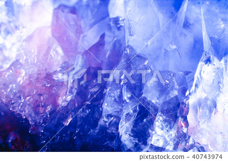 Crystal stone macro mineral surface Crystal stone macro mineral surface 40743974