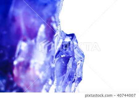 Crystal stone macro mineral surface Crystal stone macro mineral surface 40744007