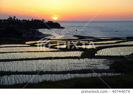 Sodei 's rice terrace (Soba no Tanada) Kyoto Prefecture Tango City Tangocho Sodeki 40744079