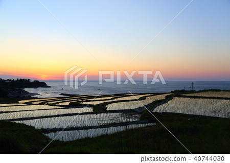 Sodei 's rice terrace (Soba no Tanada) Kyoto Prefecture Tango City Tangocho Sodeki 40744080