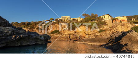 Coastline and cliffs in Tellaro - Liguria Italy Coastline and cliffs in Tellaro - Liguria Italy 40744815