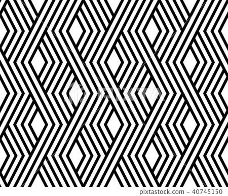 Abstract geometric pattern with stripes, lines. 40745150