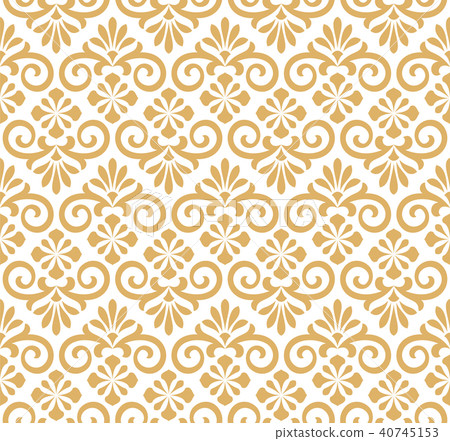 Wallpaper in the style of Baroque seamless vector Wallpaper in the style of Baroque seamless vector 40745153