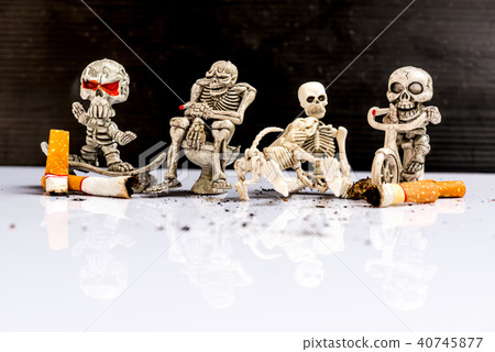 No and Stop smoking for World No Tobacco Day. 40745877