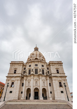 Lisbon Pantheon against cloudy sky Lisbon Pantheon against cloudy sky 40747597