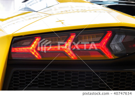 Car detail of Lamborghini Aventador S coupe 40747634