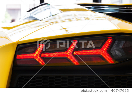 Car detail of Lamborghini Aventador S coupe 40747635