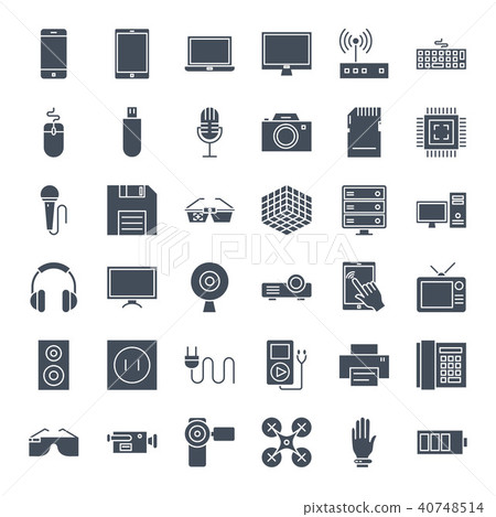 Gadgets Solid Web Icons Gadgets Solid Web Icons 40748514