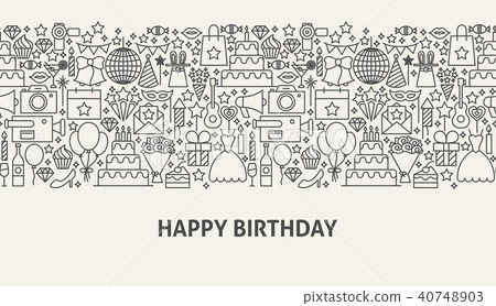 Happy Birthday Banner Concept 40748903