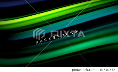 Fluid mixing colors, vector wave abstract background Fluid mixing colors, vector wave abstract background 40750212