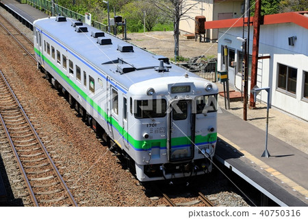 從川端站的立交橋Kiha 40 Daimyo 40750316