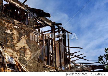 The house after a fire Parts of the house The house after a fire Parts of the house 40750317