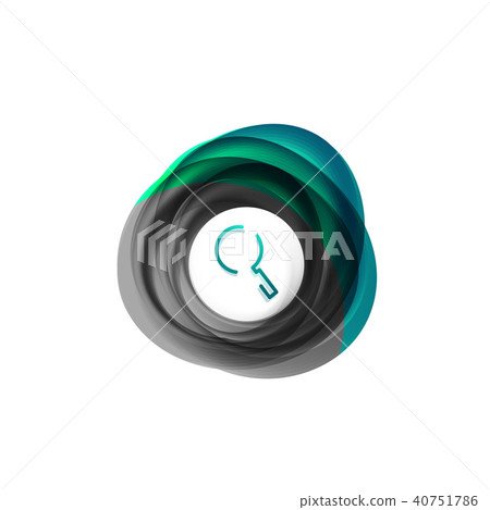 Search magnifyier web button, magnify icon. Modern magnifying glass sign, web site design or mobile Search magnifyier web button, magnify icon. Modern magnifying glass sign, web site design or mobile 40751786