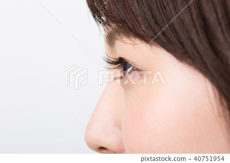 Eye eyelashes woman Eye eyelashes woman 40751954