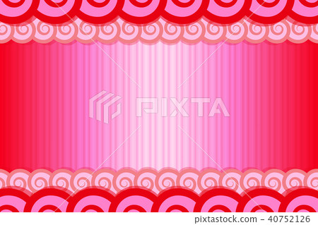 Background Material Wallpaper Theaters Stock Illustration