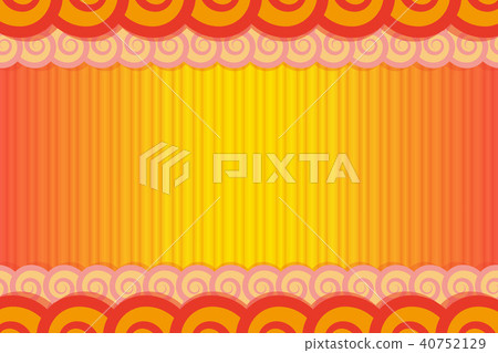 Background Material Wallpaper Theaters Stock Illustration