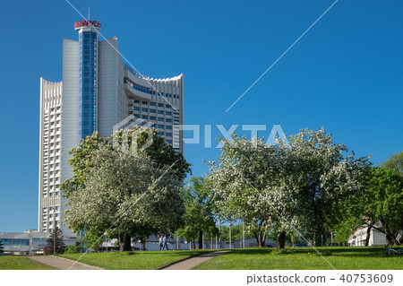 Hotel Belarus and park, Minsk, Belarus. 40753609
