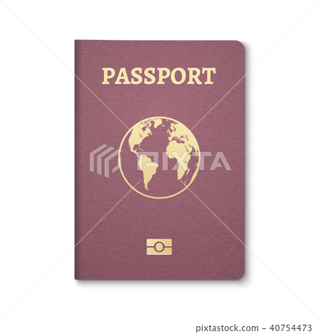 Passport document ID. International pass tourism  40754473