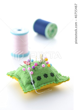 針墊和縫紉線 40755467