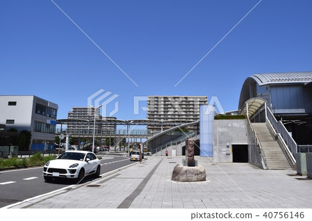 茨城縣牛久市常陸野牛久站西口街景 40756146