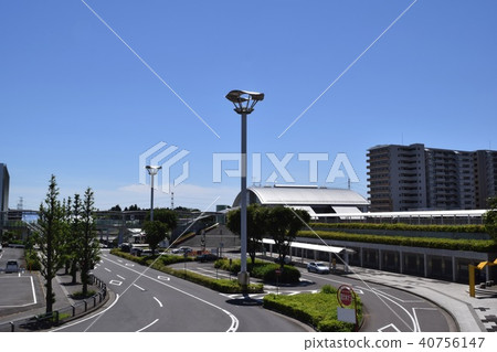 茨城縣牛久市常陸野牛久站東口街景 40756147