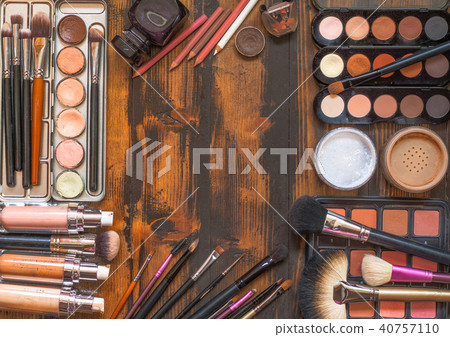 Professional visagiste workspace. 40757110