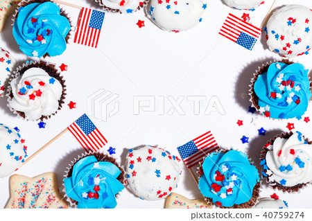 American holiday theme with desserts American holiday theme with desserts 40759274