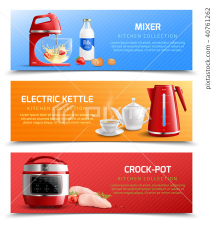 Household Appliances Horizontal Banners 40761262