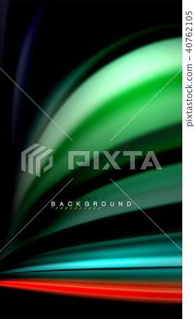 Fluid mixing colors, vector wave abstract background Fluid mixing colors, vector wave abstract background 40762105