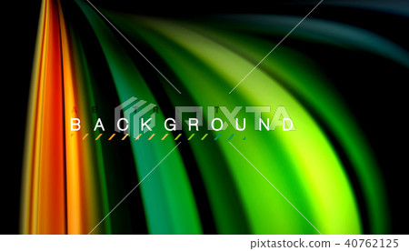 Fluid mixing colors, vector wave abstract background 40762125