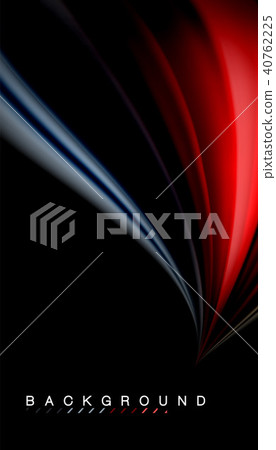 Fluid mixing colors, vector wave abstract background Fluid mixing colors, vector wave abstract background 40762225