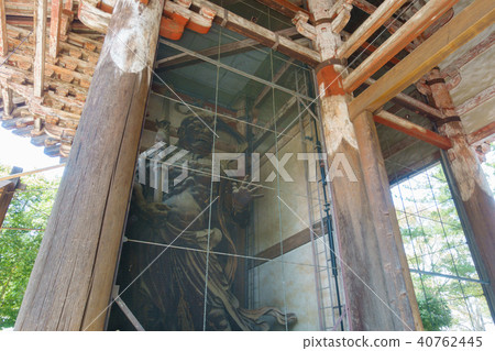 [Nara prefecture] Nara Park Todaiji Temple Namdaemun image 40762445