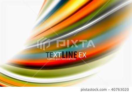 Rainbow color waves, vector blurred abstract background Rainbow color waves, vector blurred abstract background 40763020