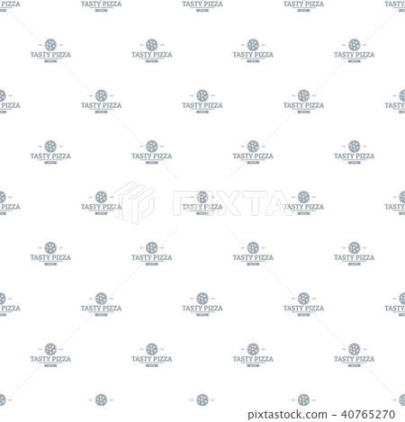 Pizza meat pattern vector seamless 40765270