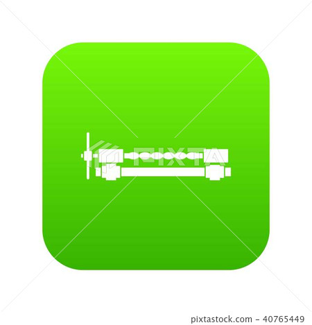 Blacksmiths clamp icon digital green Blacksmiths clamp icon digital green 40765449