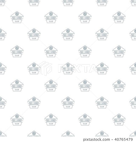 Billiard pattern vector seamless 40765479