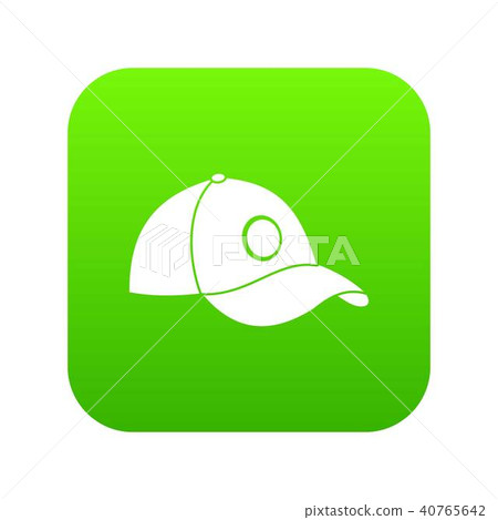 Cap icon digital green Cap icon digital green 40765642