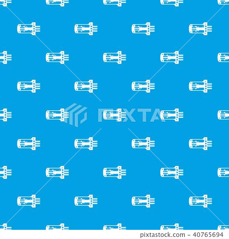 Door lock in section pattern vector seamless blue 40765694