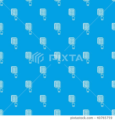 Digital lock pattern vector seamless blue Digital lock pattern vector seamless blue 40765759
